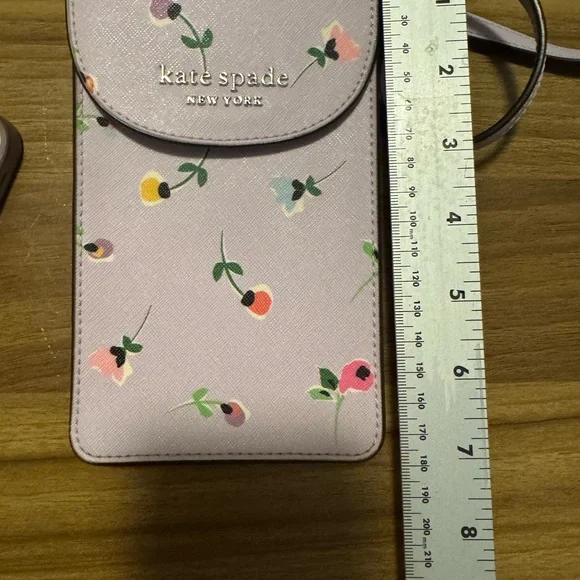Kate Spade New York Floral Leather Phone Crossbody Bag - NWOT - Picture 4 of 13